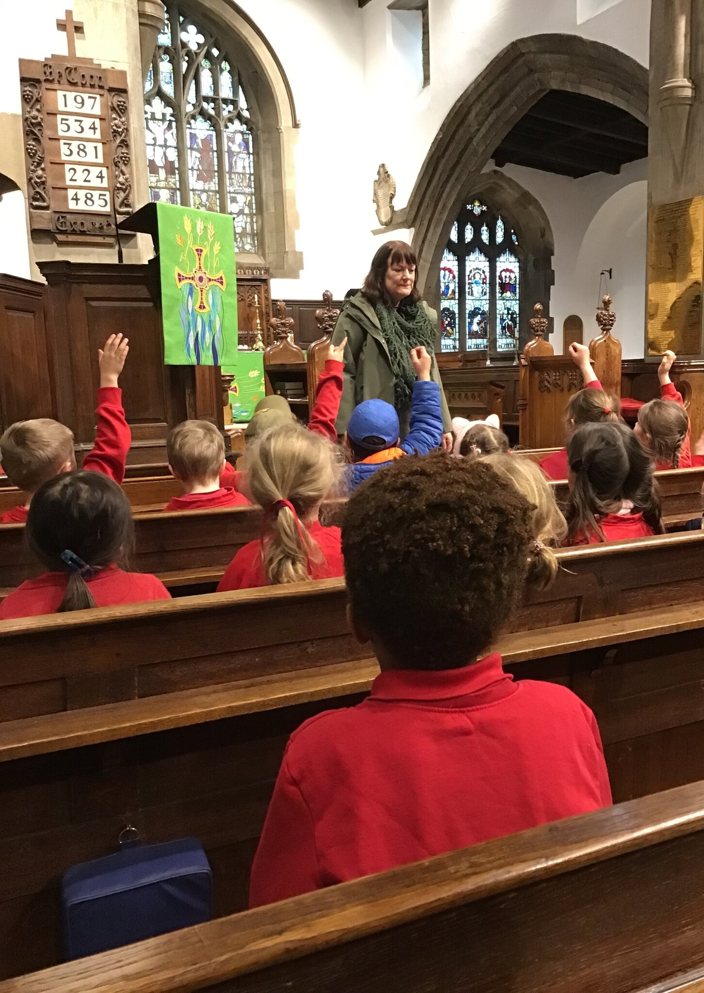 Image of Year 1 visit to St Margaret's Church